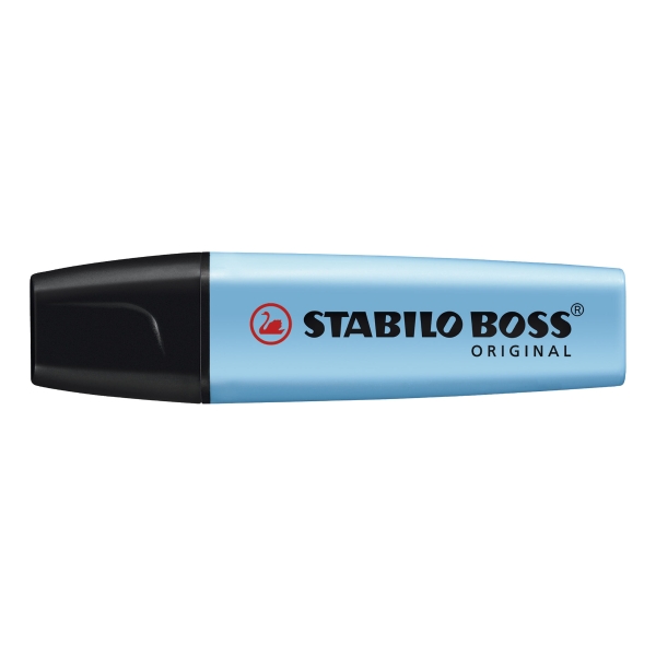 Marcador fluorescente color azul STABILO BOSS