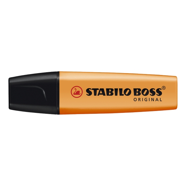 Marcador fluorescente color naranja STABILO BOSS