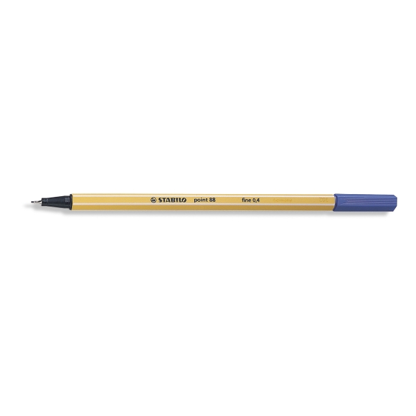 Fineliner - STABILO point 88 - Box of 10 Blue