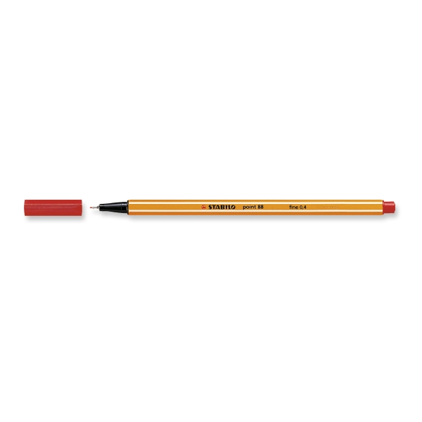 Stabilo Point 88 fineliner 0,4mm rouge