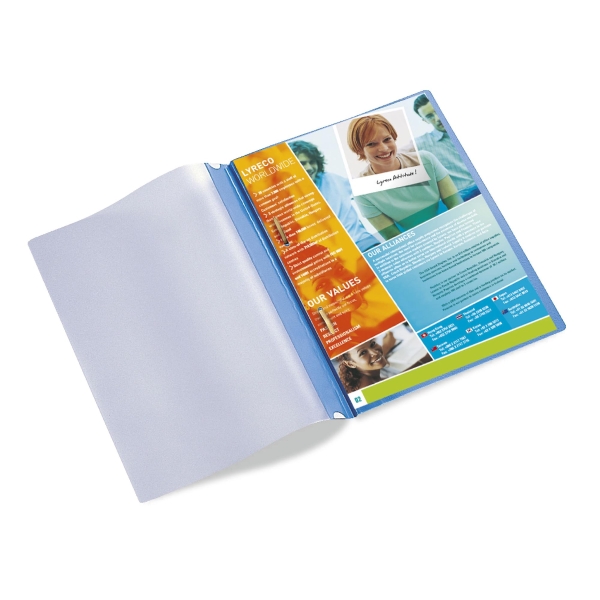 Lyreco Budget project file A4 PP blue - pack of 25