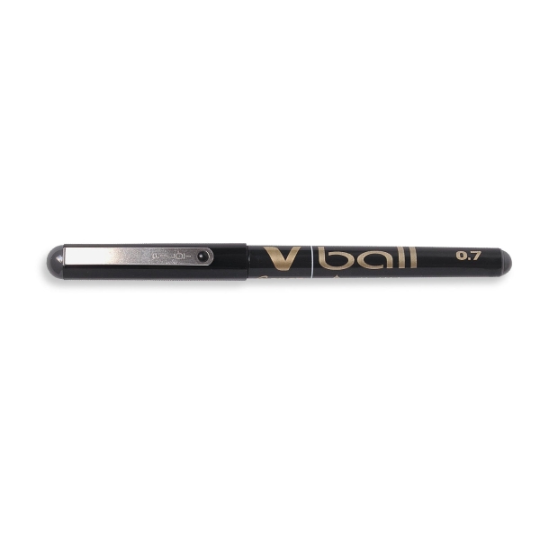 Pilot V-Ball roller avec pointe metal 0,7mm noir