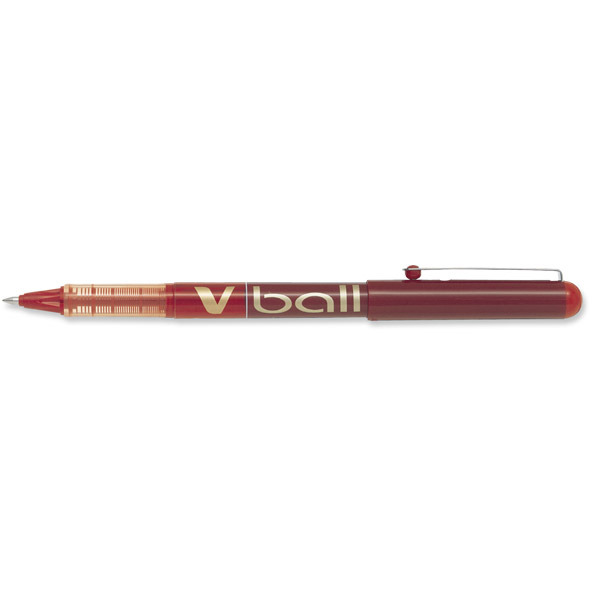 PILOT V-BALL ROLLER BALL 0.7MM RED