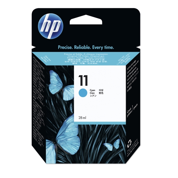 HP 11 INKJET CARTRIDGE C4836A CYAN