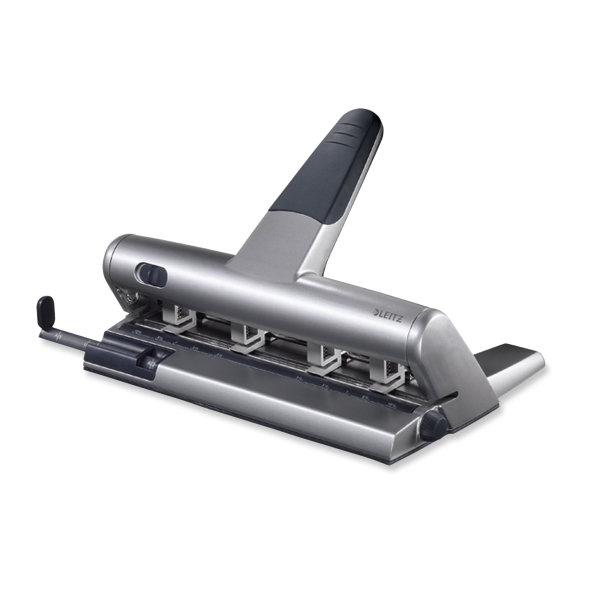 LEITZ AKTO 5114 VARIABLE PAPER PUNCH SILVER - UP TO 30 SHEETS