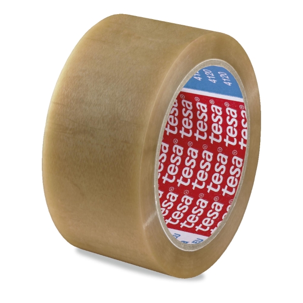 tesapack Transparent Packaging Tape, 66M x 50mm