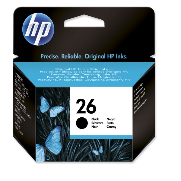 HP 51626A ink cartridge nr.26 black [40ml]