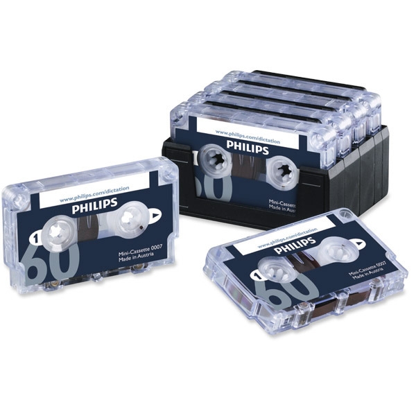 Philips LFH 0007 audiocassette voor dictafoon mini - 60 minuten