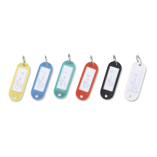 Plastic Key Hangers Assorted Colour - Box Of 20