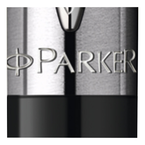 Parker Jotter luxe schrijfwaar balpen blauw houder zwart/staal + giftbox