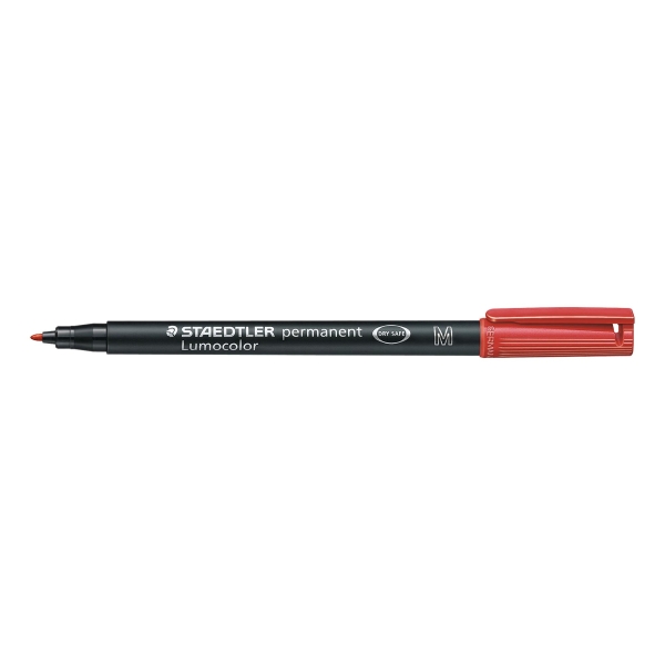 Staedtler 317 OHPen M permanent pen red