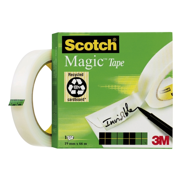 Scotch Magic 810 onzichtbaar plakband 19mmx66 m