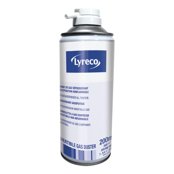 Druckluftreiniger Lyreco, nicht entflammbar, Inhalt: 200ml