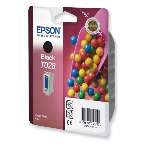 Epson T028401 inkjetcartridge zwart