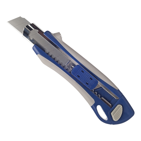 LYRECO PREMIUM SAFETY KNIFE 18MM WITH 3 SPARE BLADES