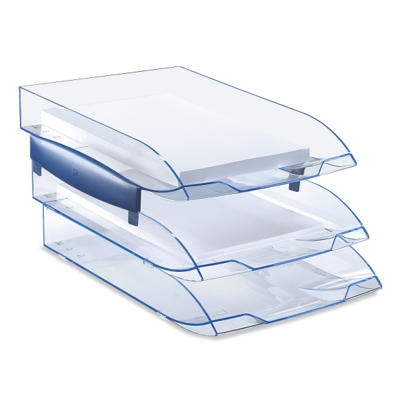 ICE BLUE LETTER TRAY - 63 X 273 X 370MM