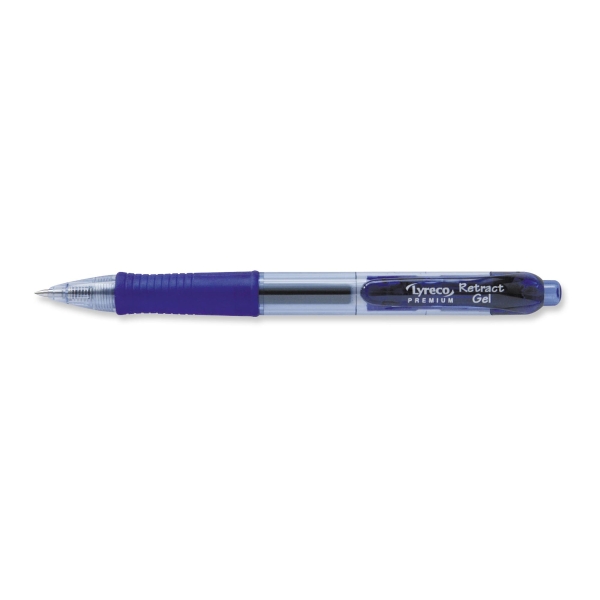 Lyreco Premium retractable gel roller 0,7mm blue