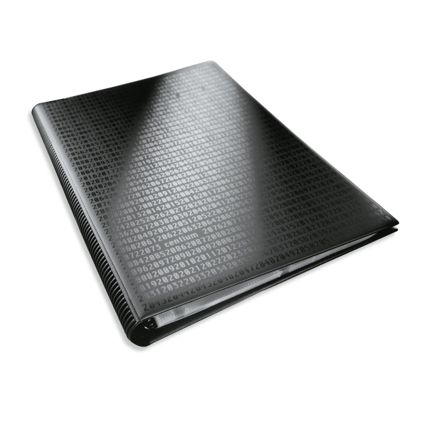 Durable Centium business card folder large for 400 cards