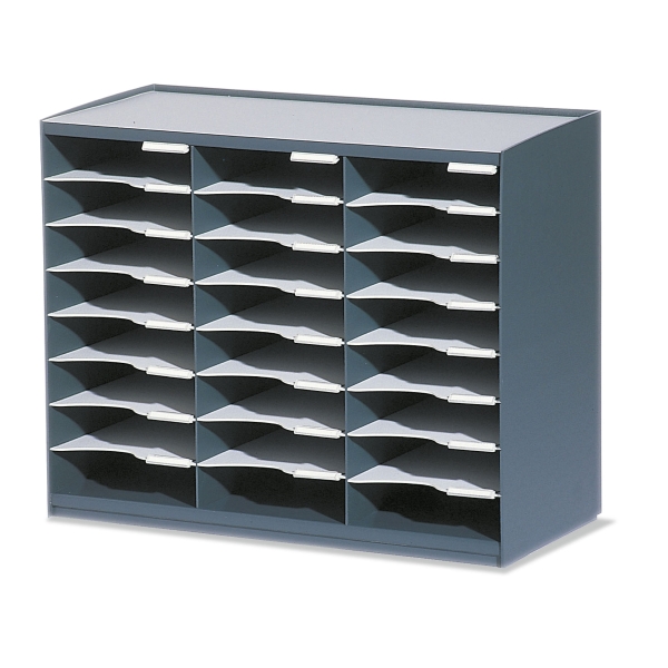 PAPERFLOW GREY MASTER ORGANISER - 24 COMPARTMENTS