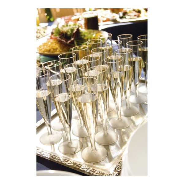 DUNI CHAMPAGNE GLASSES 13.5CL - PACK OF 10
