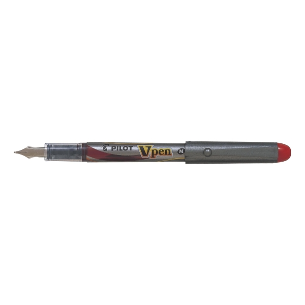 Pilot V-Pen non-refillable fountain pen red