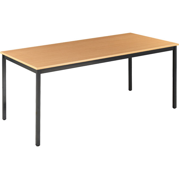Table rectangulaire Buronomic - 160 x 80 cm - hêtre
