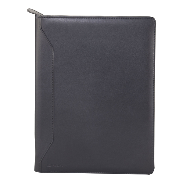 Monolith Leather Look Conference Folder Black