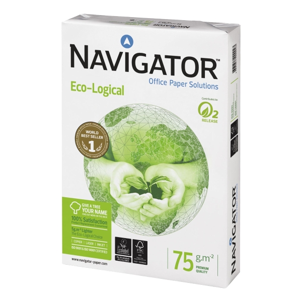 Papier NAVIGATOR Eco-Logical A4, 75 g/m²,  500 arkuszy