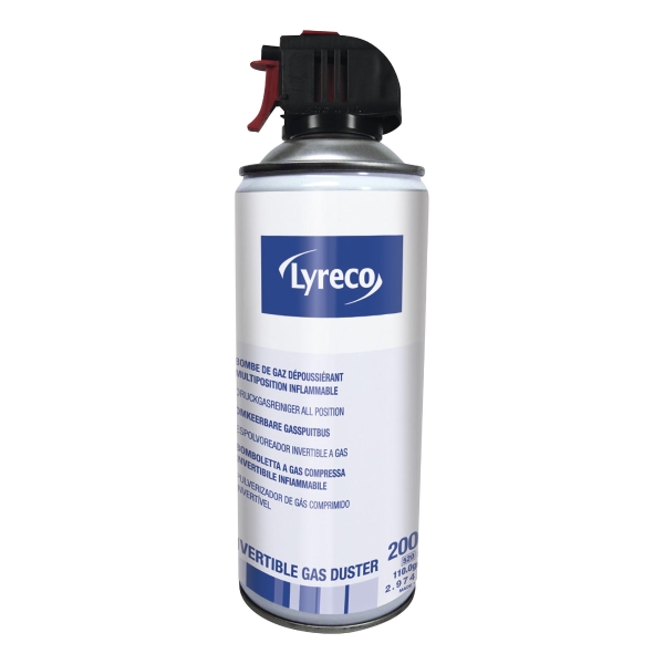 Lyreco Invertible Gas Duster 200ml Net - HFC Free