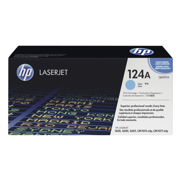 HP Q6001A cartouche laser nr.124A bleue [2.000 pages]