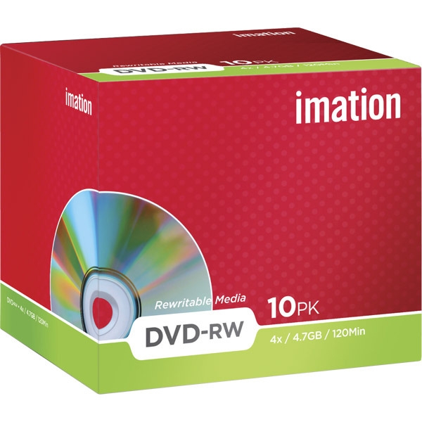 BTE 10 DVD-RW IMATION 4.7GO