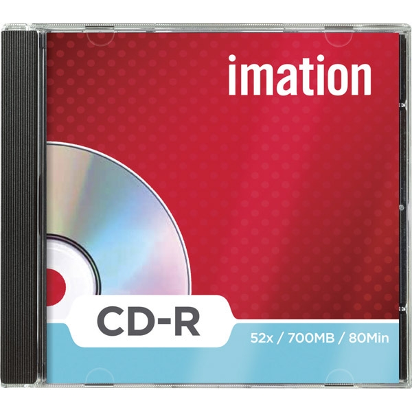 CD-R Imation 18644, 700MB, 80Min, 52x, Jewel Case, 10 Stück