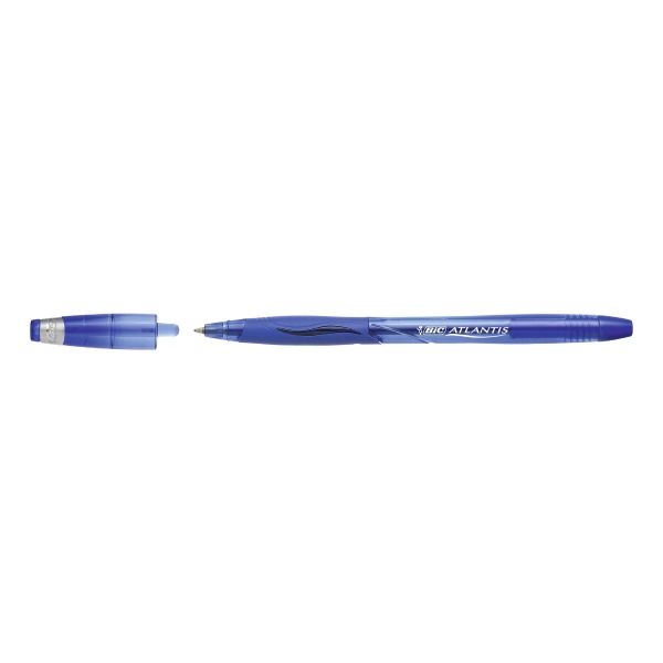 Bic Atlantis Stic balpen met dop 1,2mm blauw