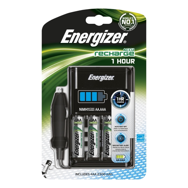 Energizer 1 tunnin pika paristolaturi
