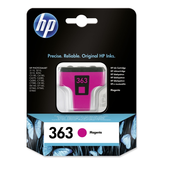 HP C8772E cartouche jet d'encre nr.363 rouge [3,5ml]