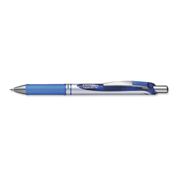 Pentel Energel BL77 Retractable Gel Pen 0.7mm Blu - Box of 12