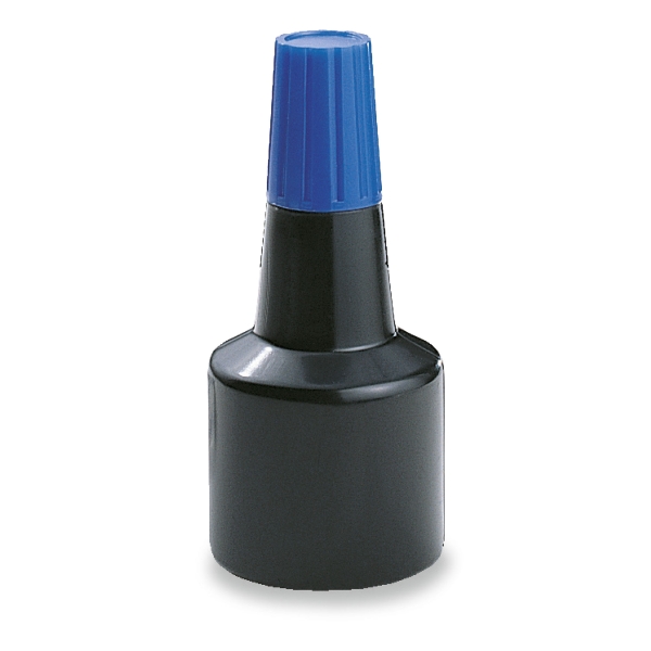 Stamp pad ink plastic bottle 30 ml blue