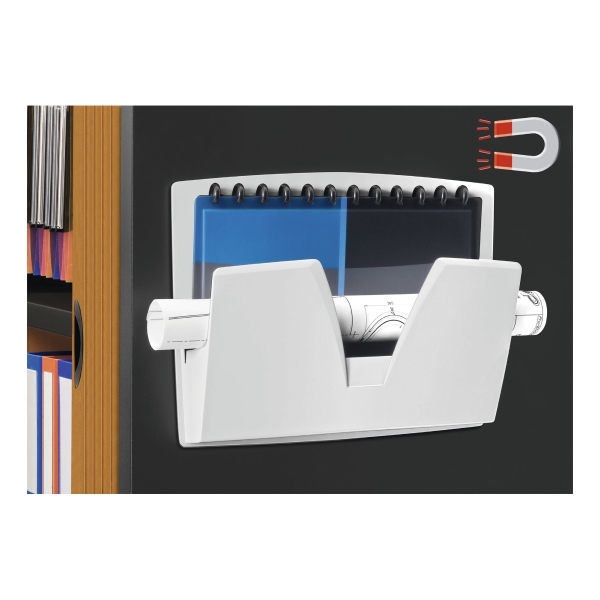 CEP WHITE MAGNETIC WALL RACK 265 X 360 X 91MM
