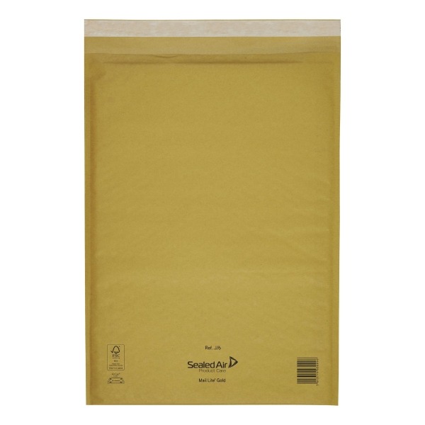 MAIL LITE GOLD AIR BUBBLE ENVELOPES 300 X 440MM - PACK OF 50
