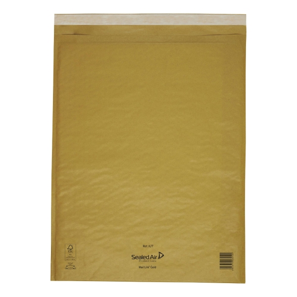 MAIL LITE GOLD AIR BUBBLE ENVELOPES 350 X 470MM - PACK OF 50