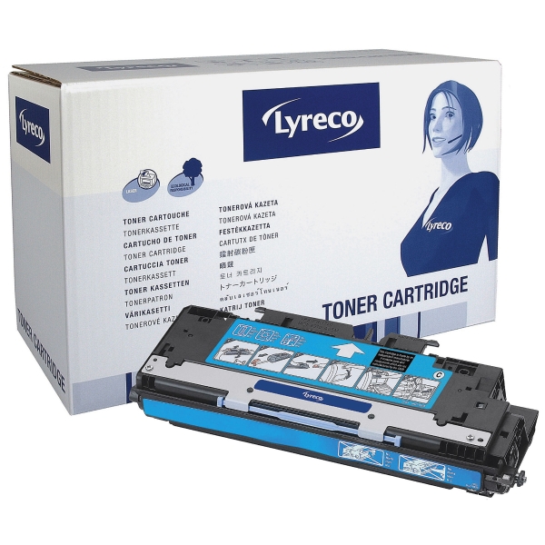 Lyreco compatibele HP tonercartridge Q2681A blauw [4.000 pag]