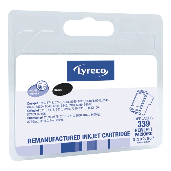 Lyreco compatibele HP C8767 inktcartridge nr.339 zwart high capacity [860 pag]