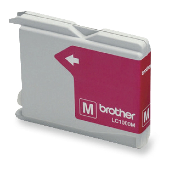 Brother LC-1000M inktcartridge rood [400 pagina's]