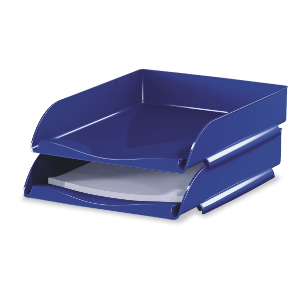 LYRECO LETTER TRAY BLUE