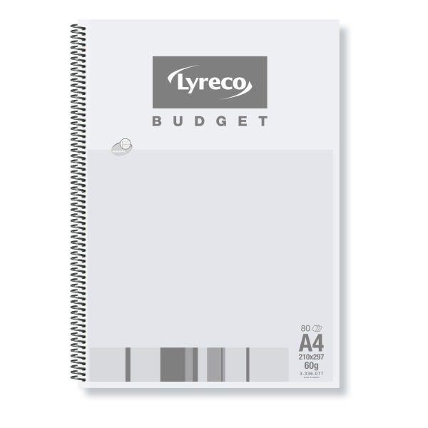 Lyreco Budget spiraalschrift A4 gelijnd