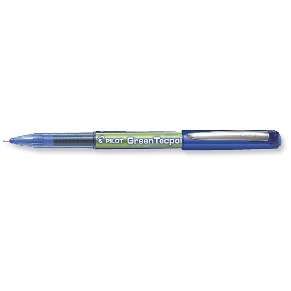 Pilot BeGreen Tecpoint roller needle point with cap 0,5mm blue