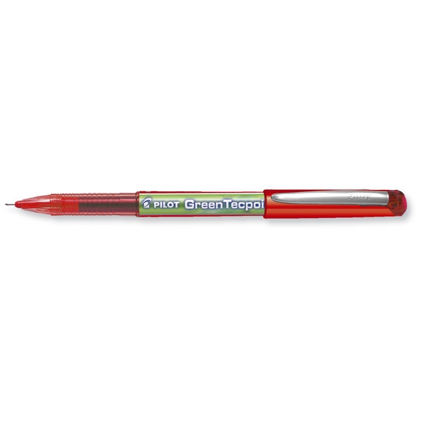 Pilot BeGreen Tecpoint roller needle point with cap 0,5mm red