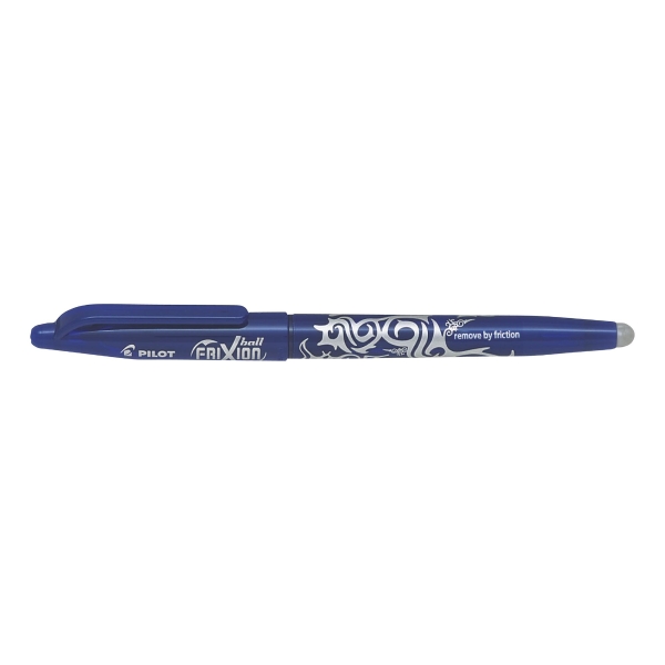 Pilot Frixion gelroller met dop 0,7 mm blauw