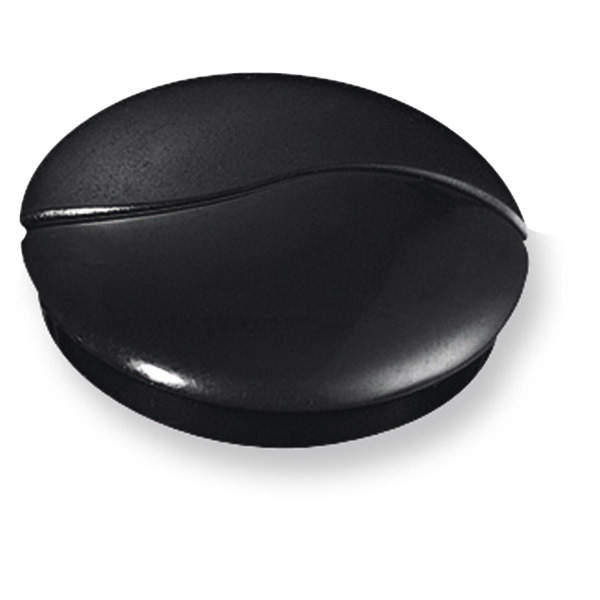 LYRECO MAGNET 22MM BLACK - PACK OF 10