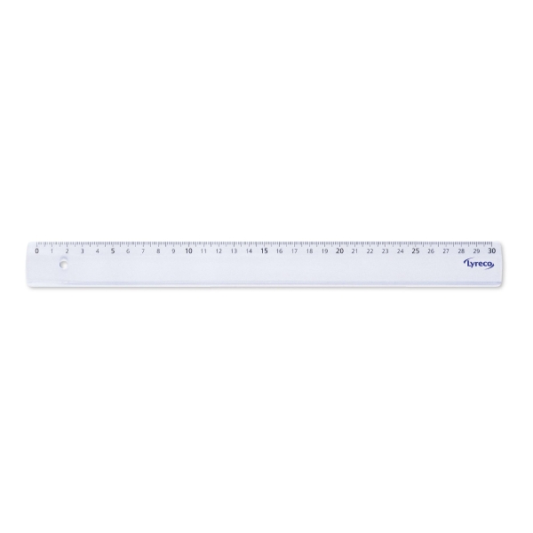 Lyreco plastic ruler 30cm